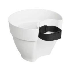 Elho Vibia Campana regenpijp bloempot 21x16cm zijde wit