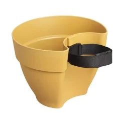 Elho Vibia Campana regenpijp bloempot 21x16cm honing geel