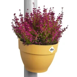 Elho Vibia Campana regenpijp bloempot 21x16cm honing geel
