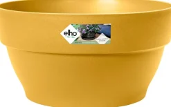 Elho Vibia Campana schaal rond 34 cm honinggeel