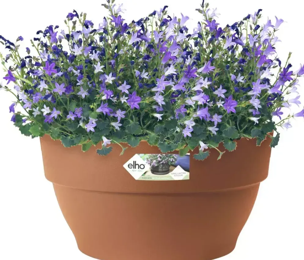Elho Vibia Campana schaal rond 34 cm terra