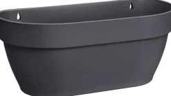 Elho Vibia Campana wall basket wandbak 35 cm antraciet