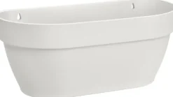 Elho Vibia Campana wall basket wandbak 35 cm zijdewit