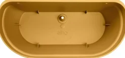 Elho Vibia Campana wall basket wandbak 35 cm honinggeel