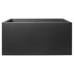 Elho Vivo Next plantenbak met wieltjes 80cm living black