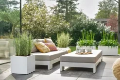 Elho Vivo Next plantenbak met wielen 80cm wit