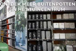 Elho Vivo Next vierkant plantenbak met wielen 40 cm Wit