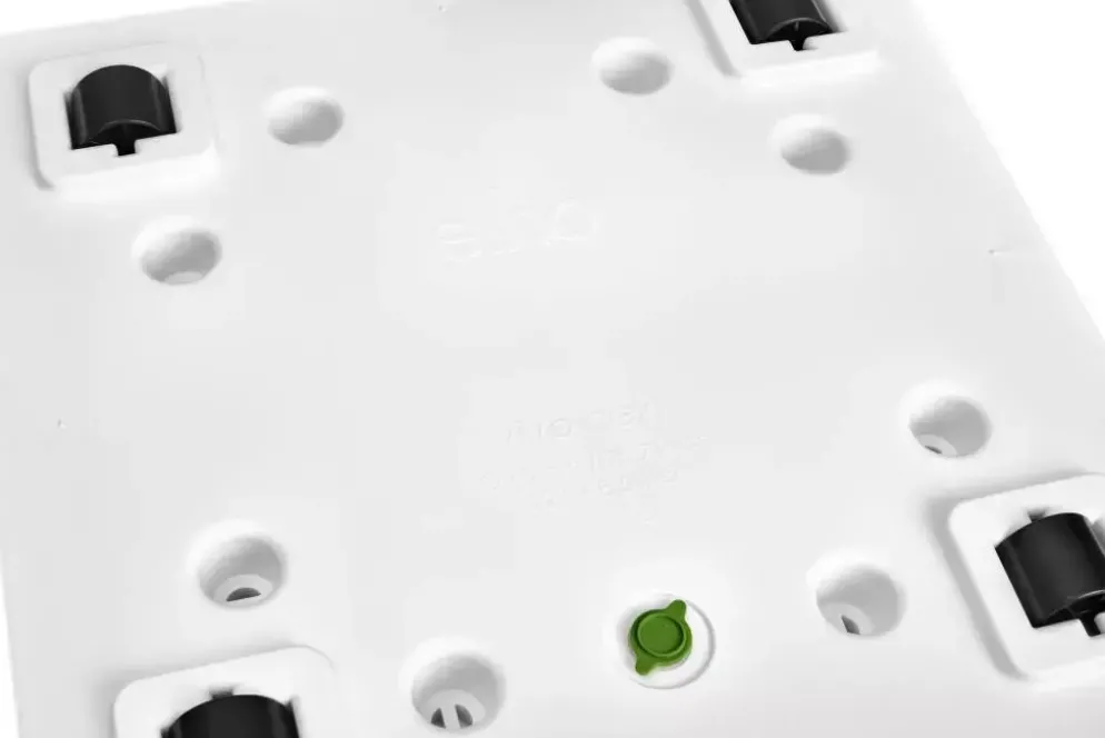 Elho Vivo Next vierkant plantenbak met wielen 40 cm Wit