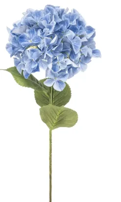 Emerald kunsttak hortensia 90cm blauw
