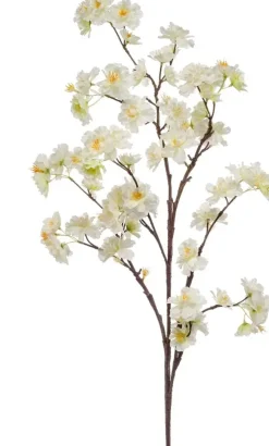 Emerald kunsttak kersenbloesem 120cm creme
