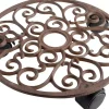 Esschert Design plantentrolley rond gietijzer 29,3 cm