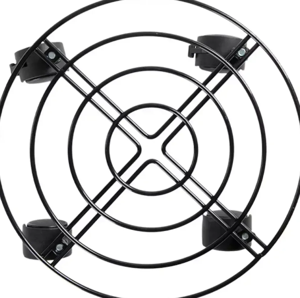 Esschert Design plantentrolley metaal rond s