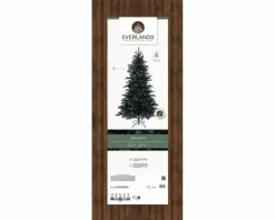 Everlands Berlin fir grote kunstkerstboom zwart 240cm