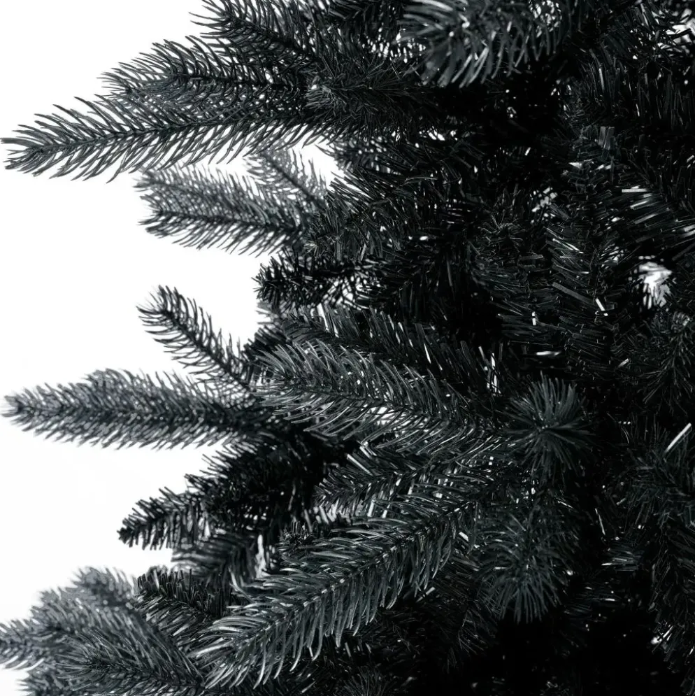 Everlands Berlin fir kunstkerstboom zwart 210cm