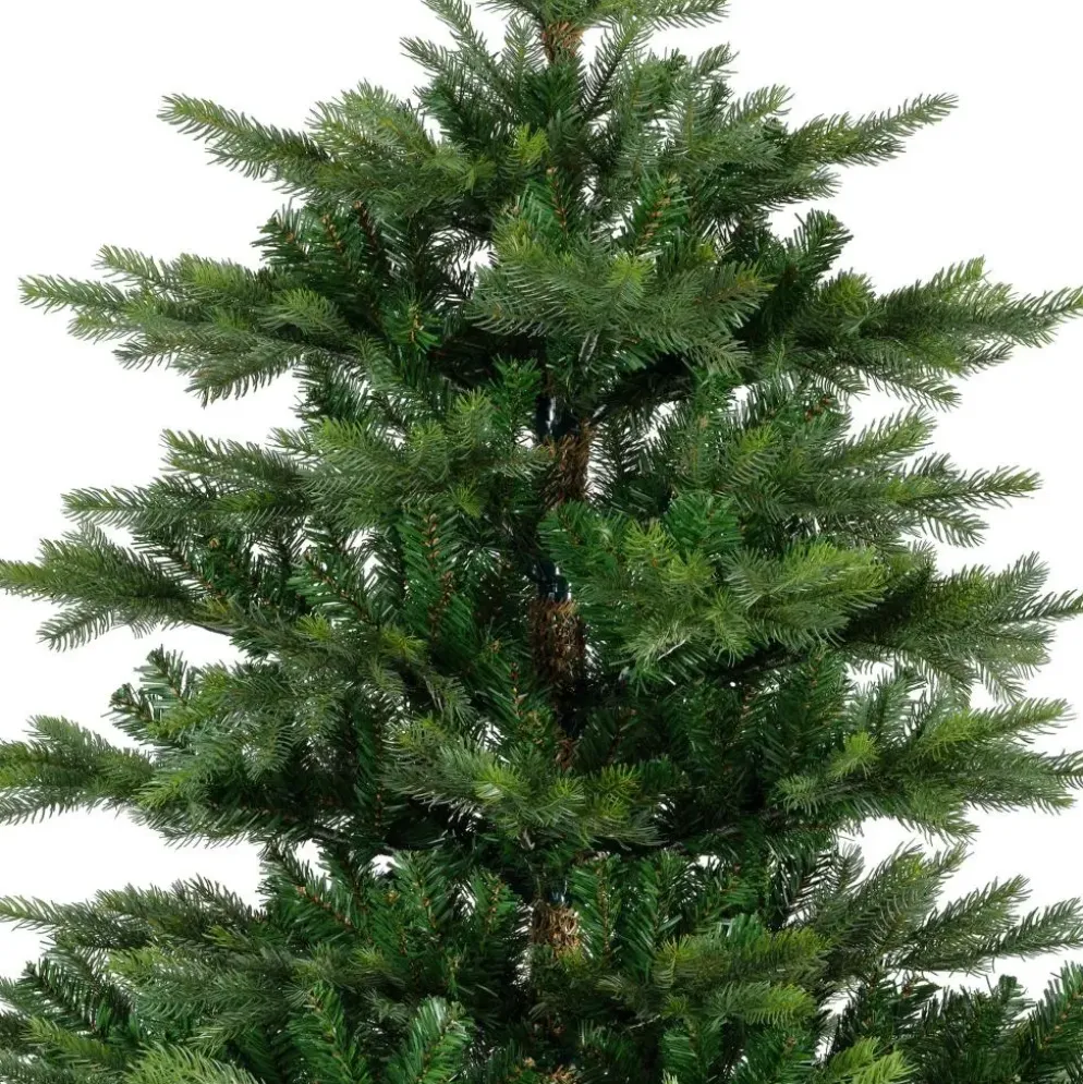 Everlands Grandis fir kunstkerstboom groen 210cm