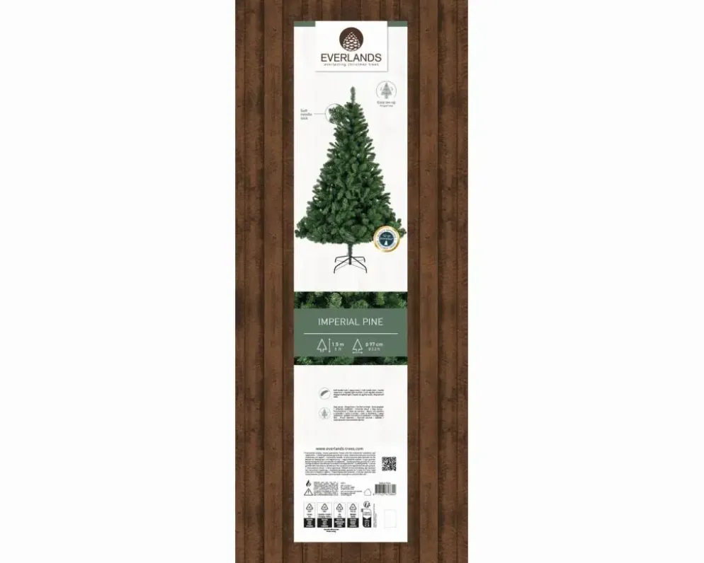 Everlands Imperial pine kunstkerstboom groen 150cm