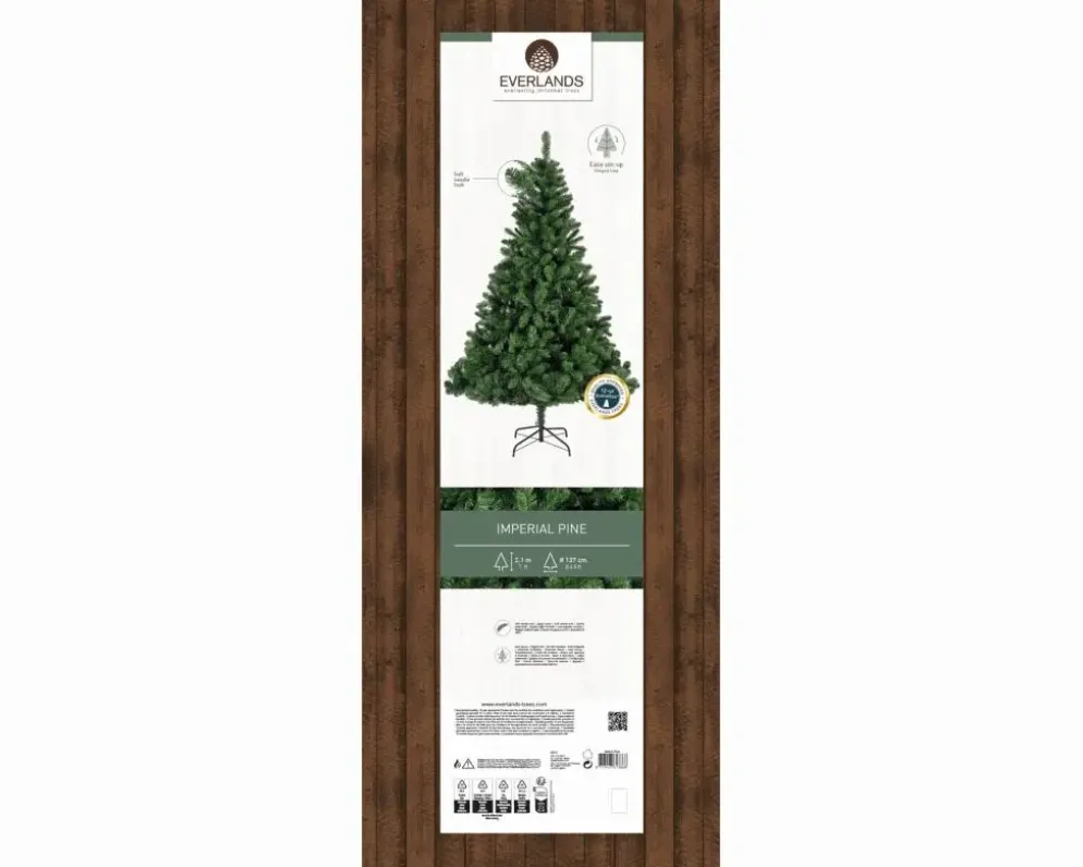 Everlands Imperial pine kunstkerstboom groen 210cm
