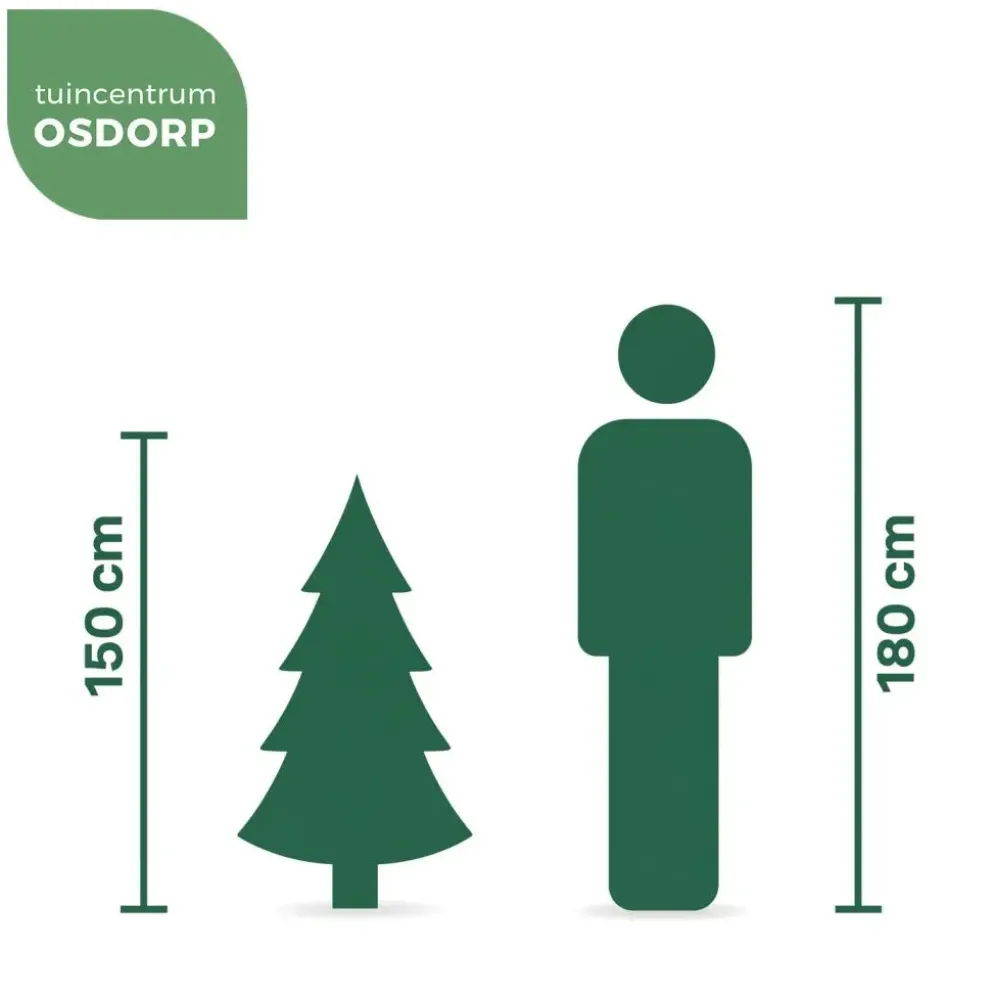 Everlands Killington fir kunstkerstboom besneeuwd groen 150cm