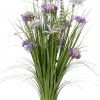 Everlands kunstboeket gras 35cm paars