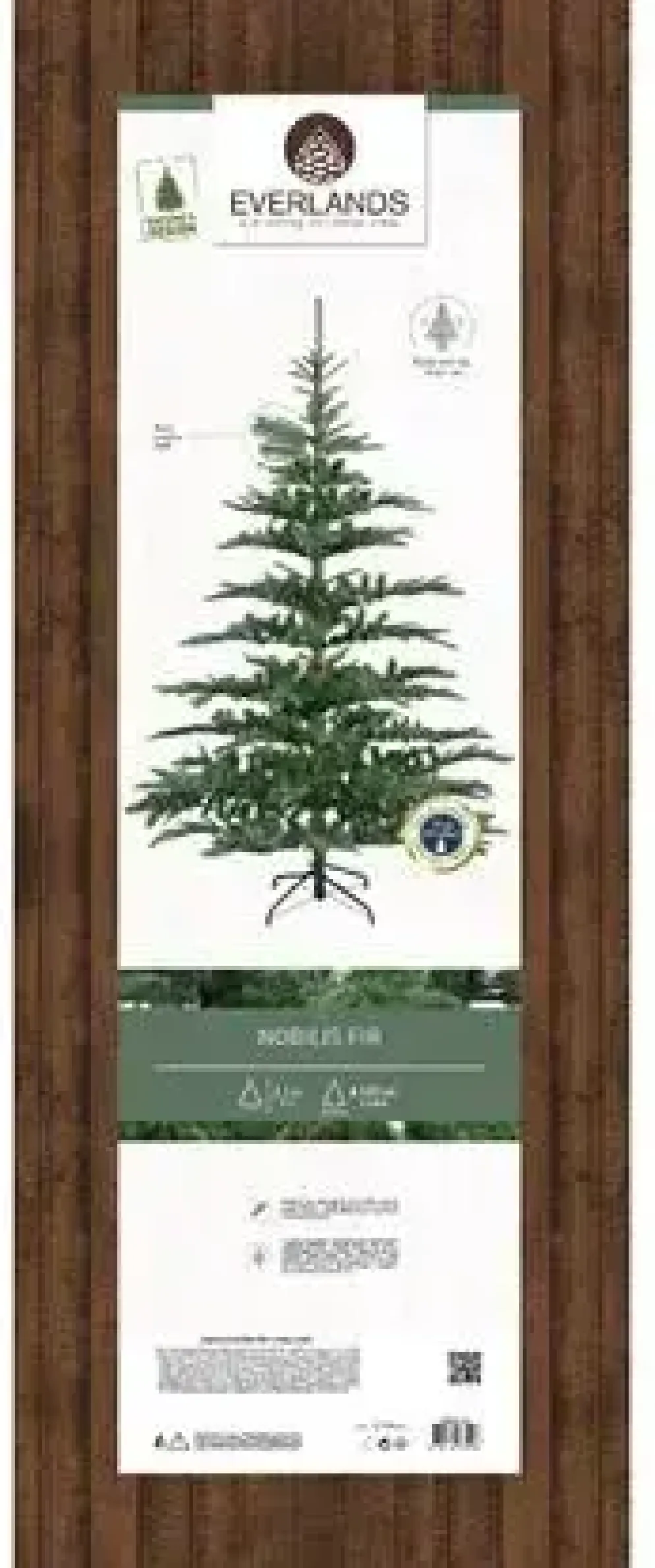 Everlands Nobilis fir kunstkerstboom groen 210cm