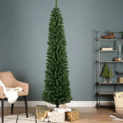 Everlands Pencil pine grote kunstkerstboom groen 300cm