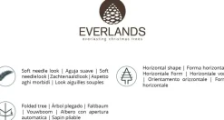 Everlands Pencil pine grote kunstkerstboom groen 300cm