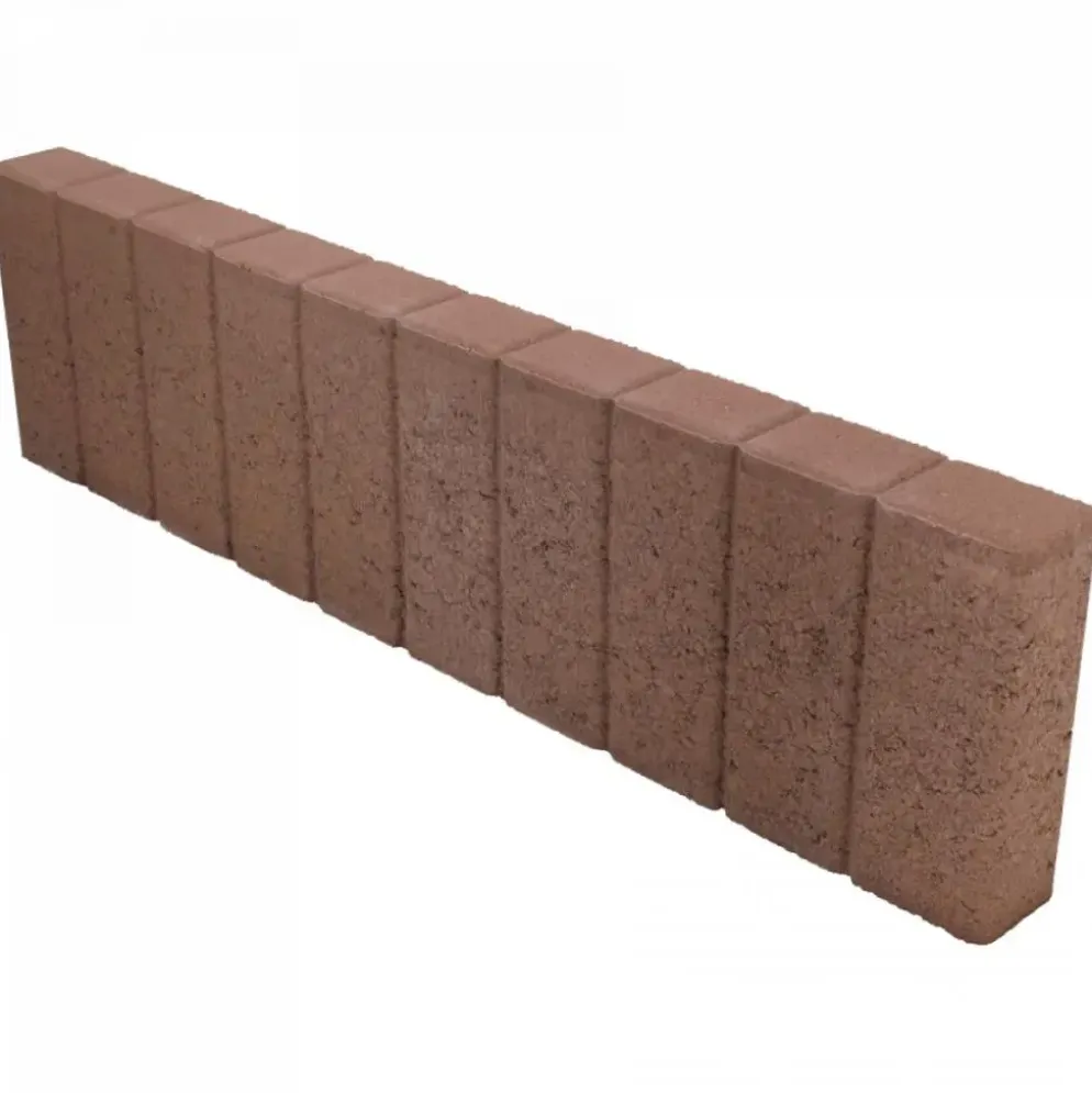 Excluton Quadrobandpalissade 8x25x100 cm Bruin