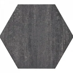 Excluton Soft Comfort Zeskant 60/52,5x30x4 cm Grijs/Zwart