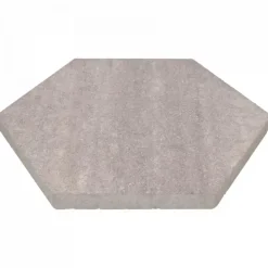Excluton Soft Comfort Zeskant 60/52,5x30x4 cm Ivory