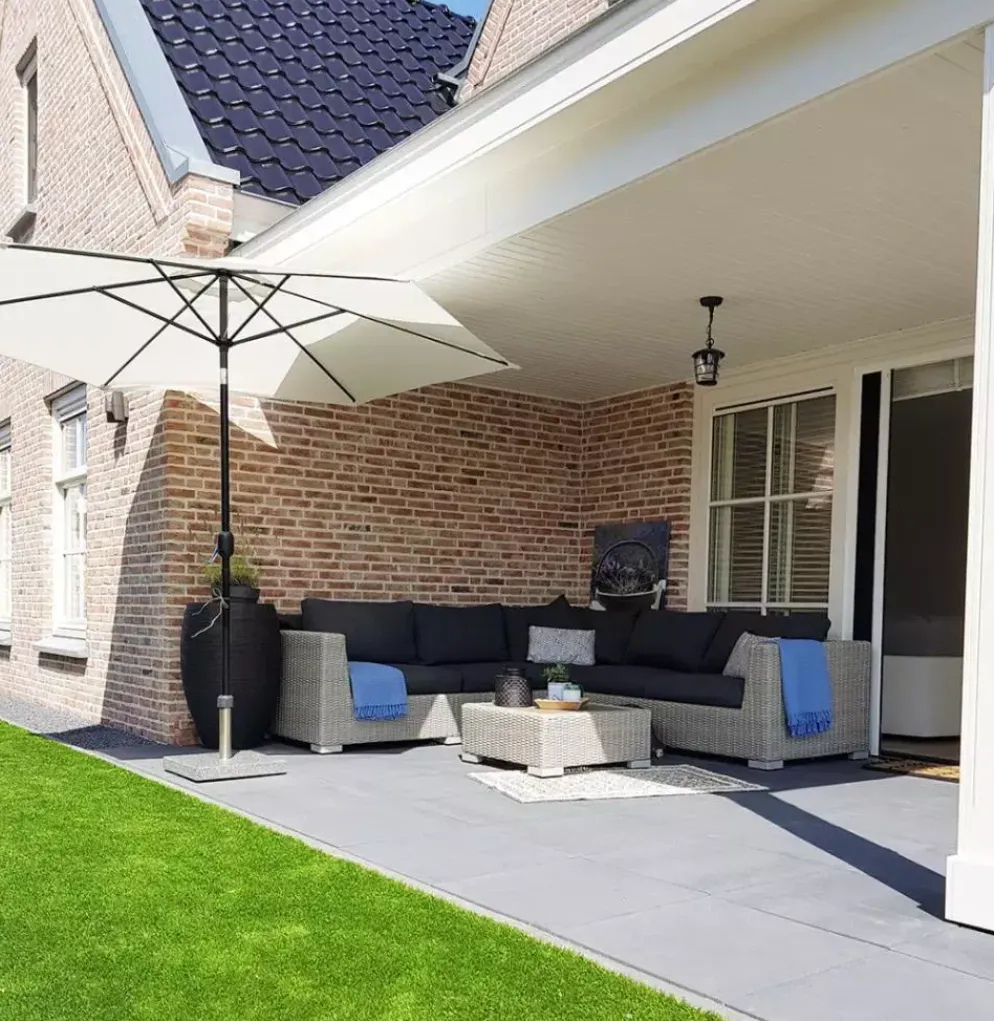 Excluton Terras+ Tegel 60x60x4 cm Dark Grey
