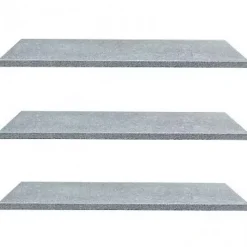 Excluton Vijverrand 100x20x3 cm Dark Grey (6 zijdes verzoet, 8 facetranden)
