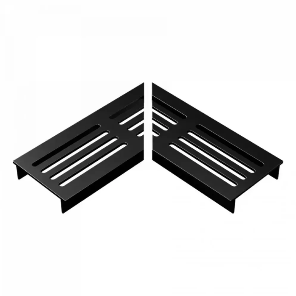Exculton Ultra drain straight rooster l-hoek Zwart