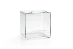 Fauna vogelbadhuisje plastic 13x13.5x11cm transparant