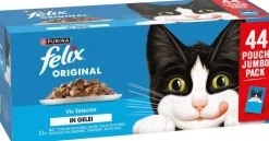 FELIX Original Vis Selectie in Gelei kattenvoer 44x85g