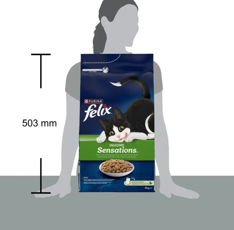 Felix Sensations Inhome kip, kalkoen & groenten 4kg