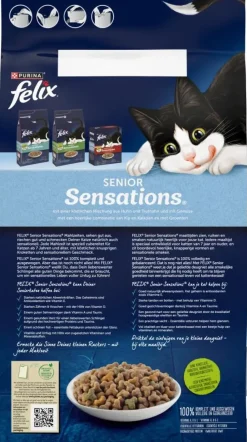 Felix Sensations Senior kip, kalkoen & groenten 4kg