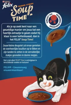Felix Soup Filets rund, kip & lam 6 x 48g