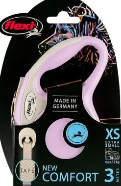 flexi rollijn NEW COMFORT tape XS rose, 3 meter.