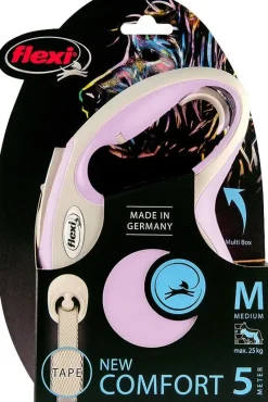 flexi rollijn NEW COMFORT tape XS rose, 3 meter.