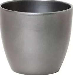 Floran bloempot boule 15,5x13,5 cm metallic