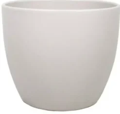Floran bloempot boule 28x25 cm taupe mat