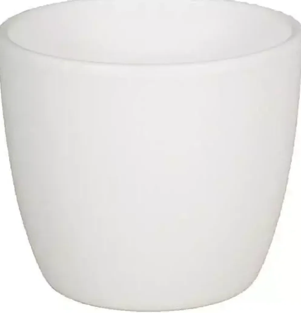 Floran bloempot boule 11,5x9,5 cm wit mat