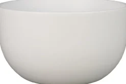 Floran bloempot boule 26x14 cm wit mat