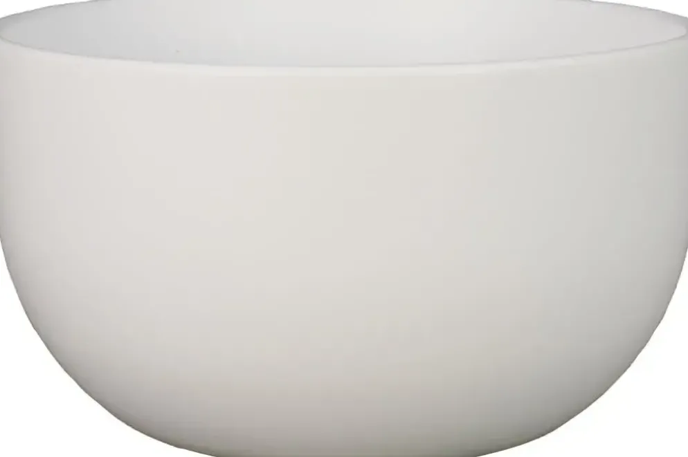 Floran bloempot boule 26x14 cm wit mat