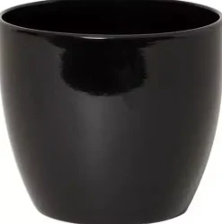 Floran bloempot boule 8,5x6,5 cm zwart