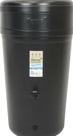 Florus Regenton 200 liter zwart