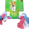 Floss-toy blauw/roze/wit, small.