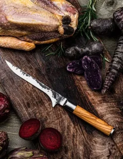 Forged Olive Uitbeenmes