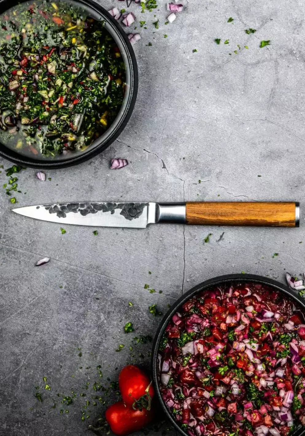 Forged Olive universeel mes