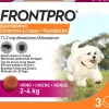 FRONTPRO kauwtabletten. Lekkere, makkelijke vlooien- en tekenbescherming voor honden